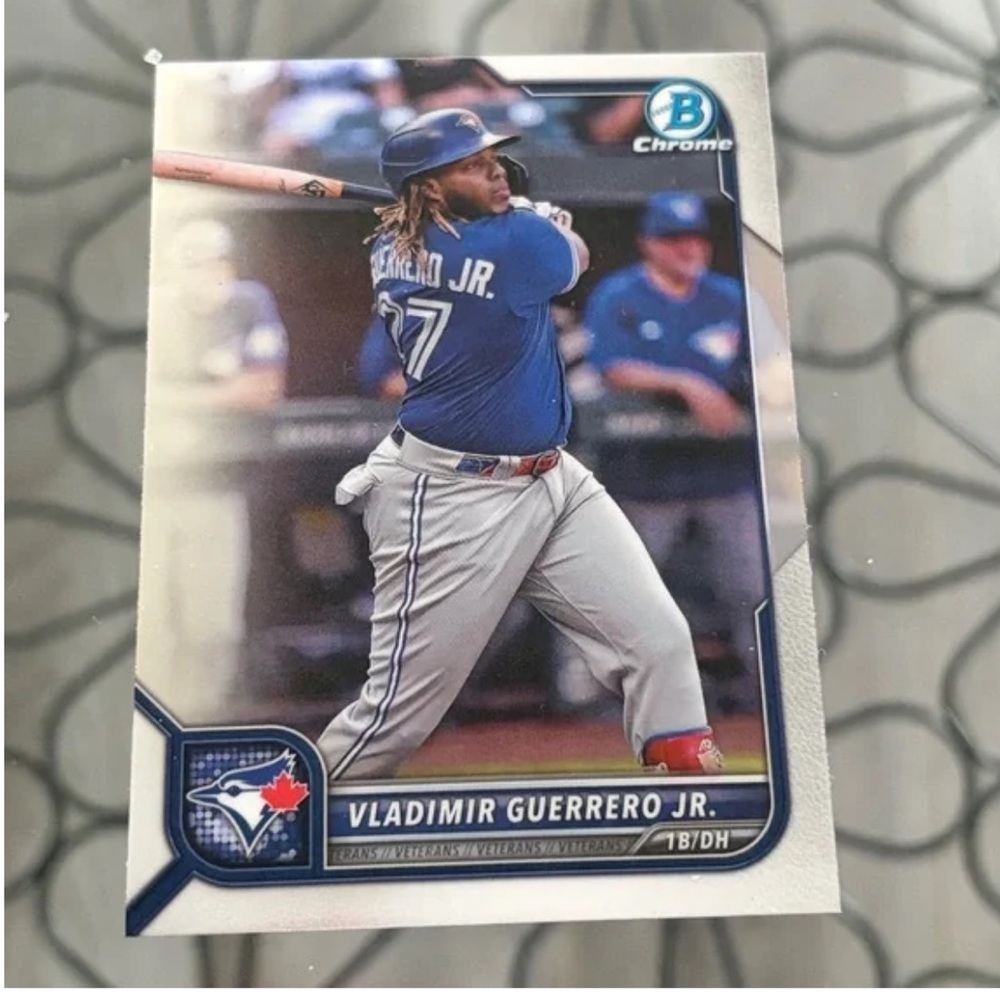 Vladimir Guerrero Jr 2022 Topps Chrome Toronto Blue Jays Baseball Card